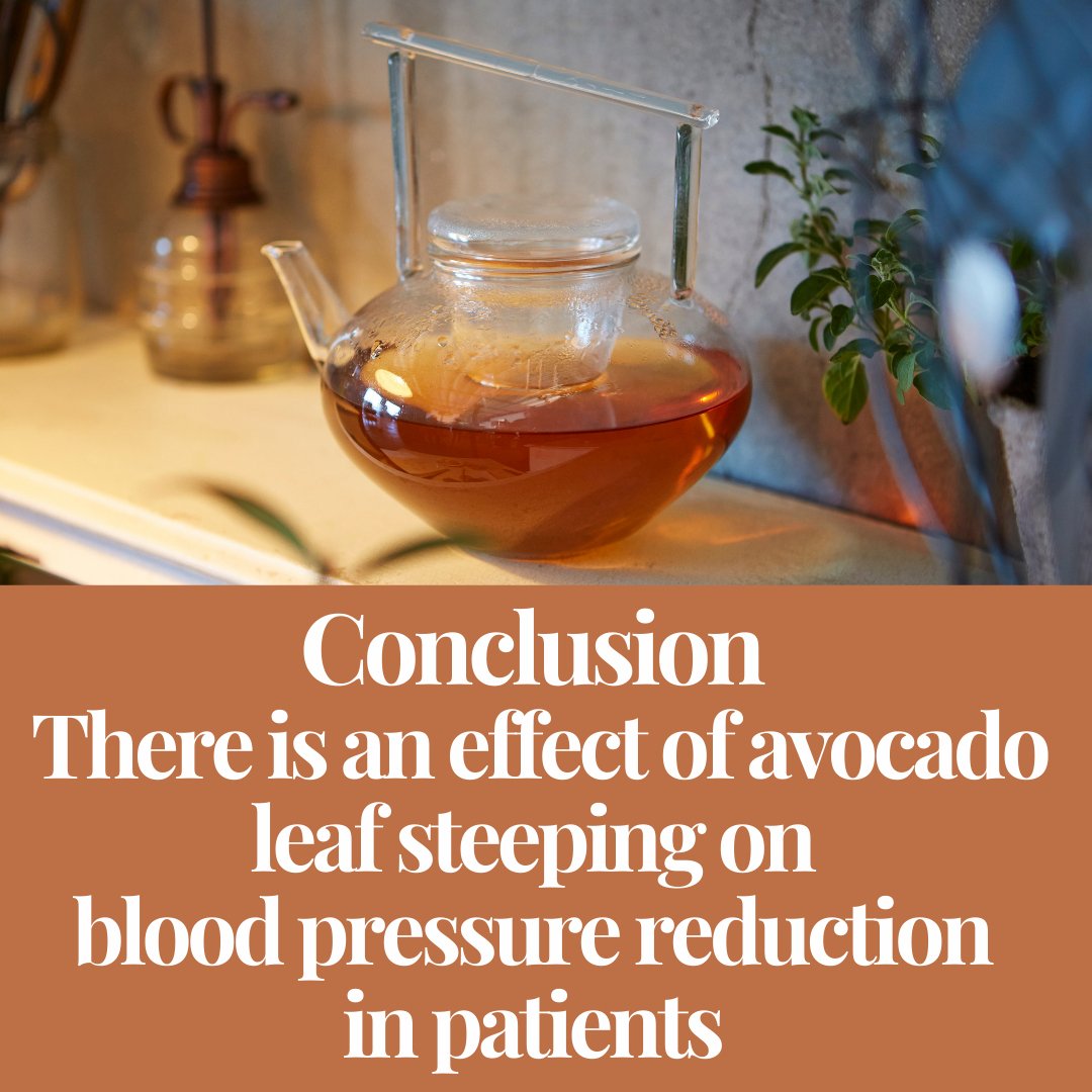 Avocado Tea & 16 Patients with Hypertension