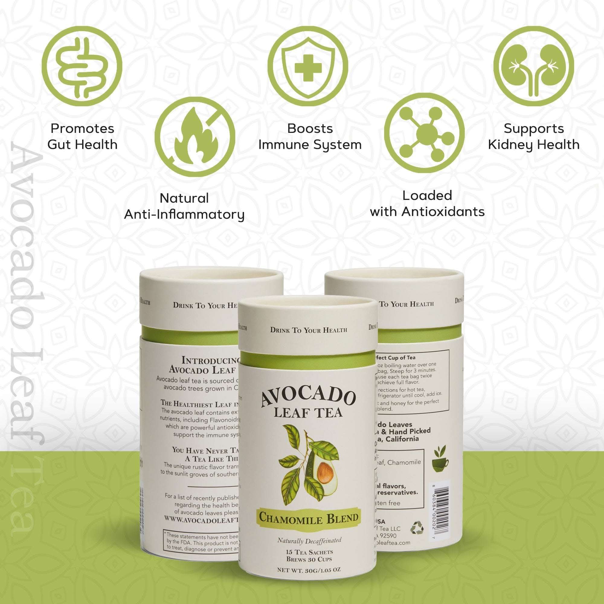 Avocado Leaf Chamomile Blend - Avocado Tea Co.