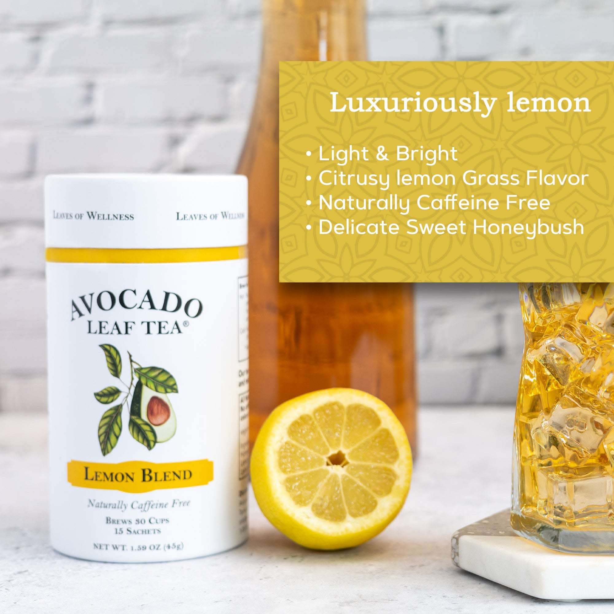 Avocado Leaf Tea Lemon Blend - Avocado Tea Co.