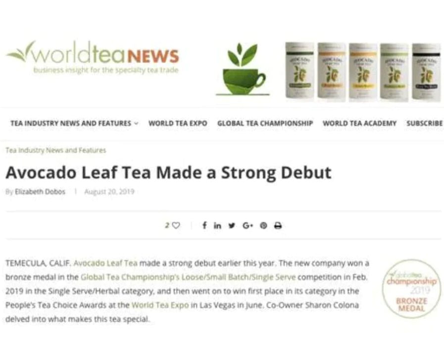 Avocado Leaf Tea
