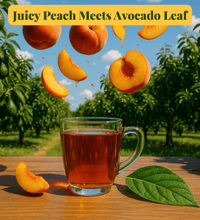 2 Pack Avocado Leaf Tea Peach Blend - Avocado Tea Co.