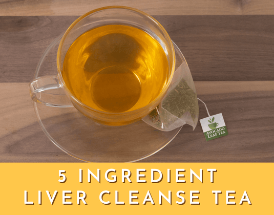 Avocado Leaf Lemon Blend Liver and Kidney Cleanse Tonic
