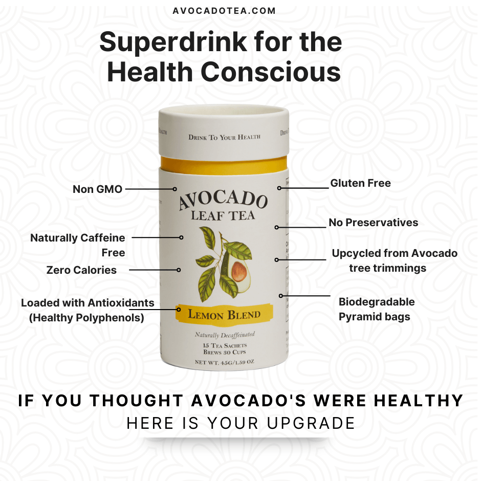 Avocado Leaf Tea Lemon Blend - Avocado Tea Co.