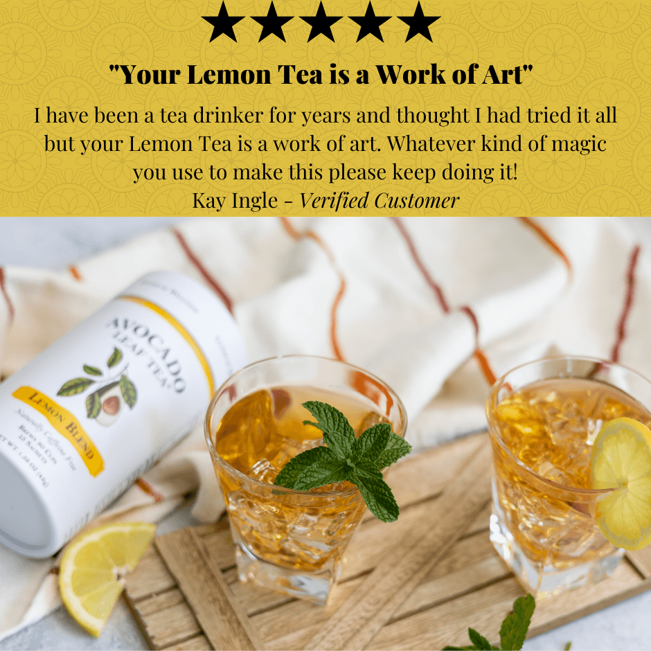 Avocado Leaf Tea Lemon Blend - Avocado Tea Co.
