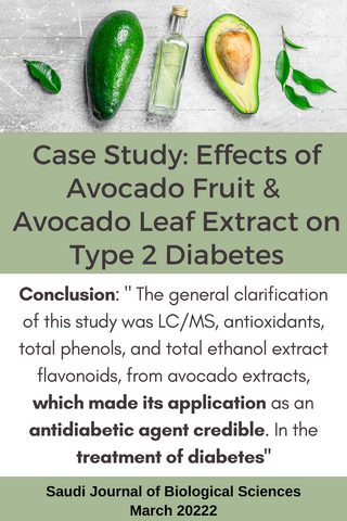 Antidiabetic Agents in the Avocado Leaf - A 2022 Study
