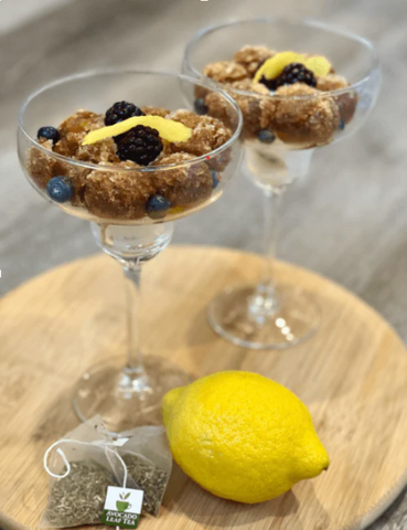 Avocado Tea Granita (Low in Sugar!)