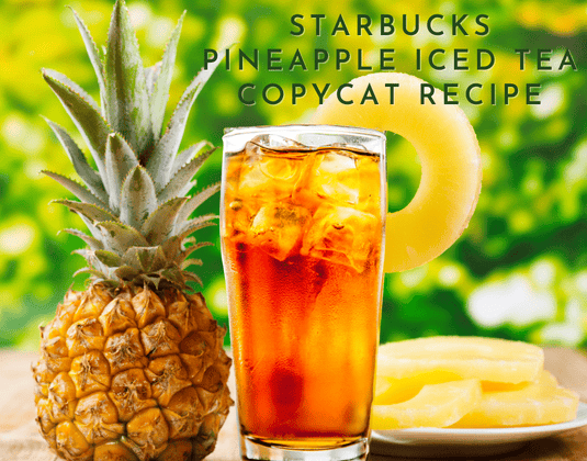 Sip Smart with Homemade Avocado Leaf Black Tea Pineapple Iced Tea