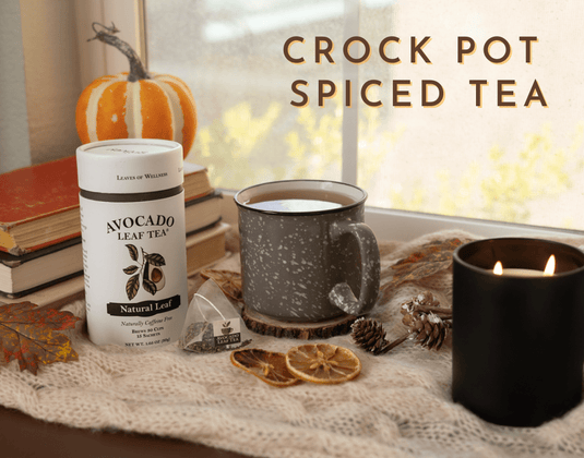 Slow Cooker Natural Avocado Leaf Spiced Tea Fusion
